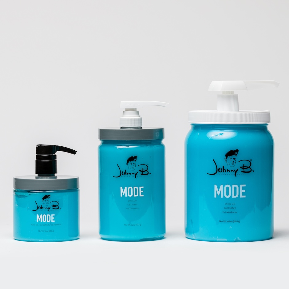 Mode 16oz, 32oz, and 64oz jars with pumps