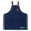 Work apron, blue
