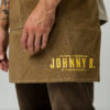 Close up of Work Apron embroidery