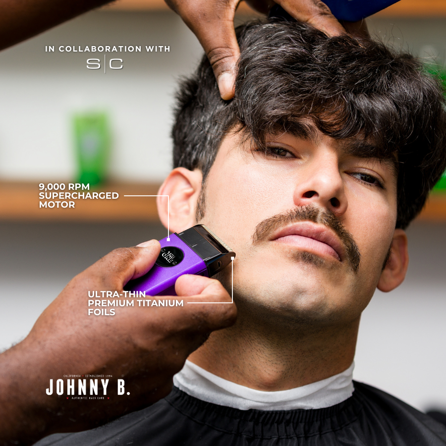 The One Shaver: 9000rpm supercharged motor, ultra-thin premium titanium foils, in collaboration with StyleCraft